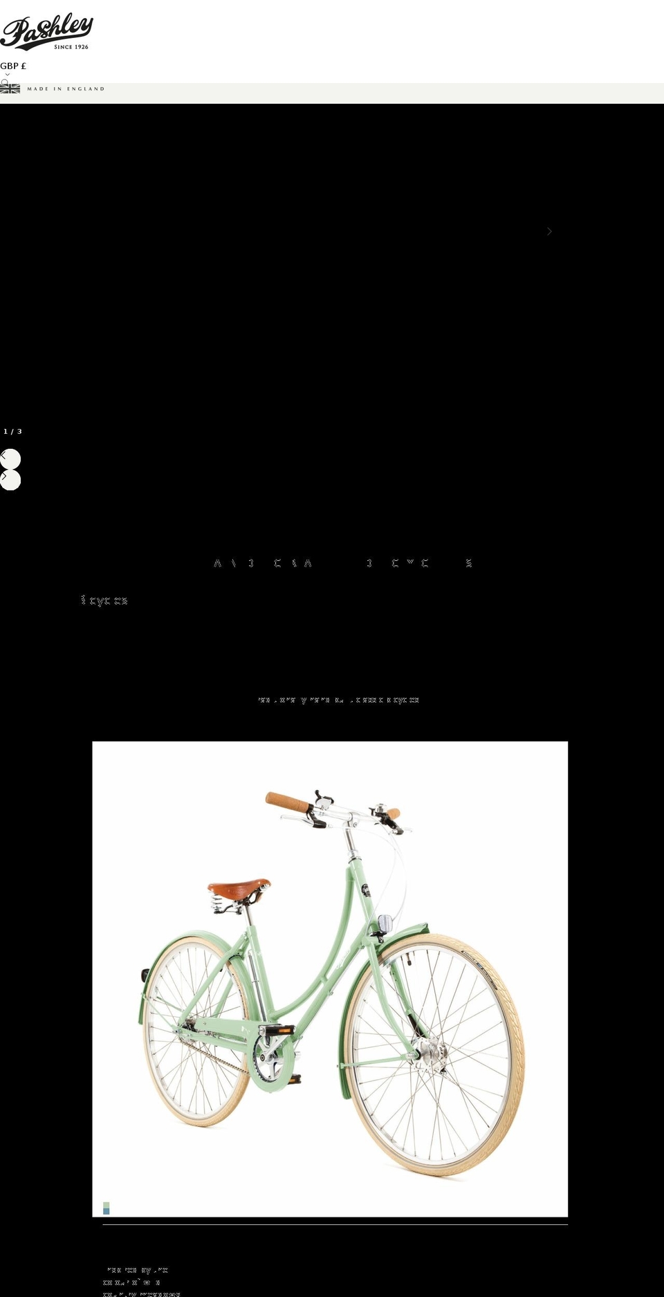 pashleystore.co.uk shopify website screenshot