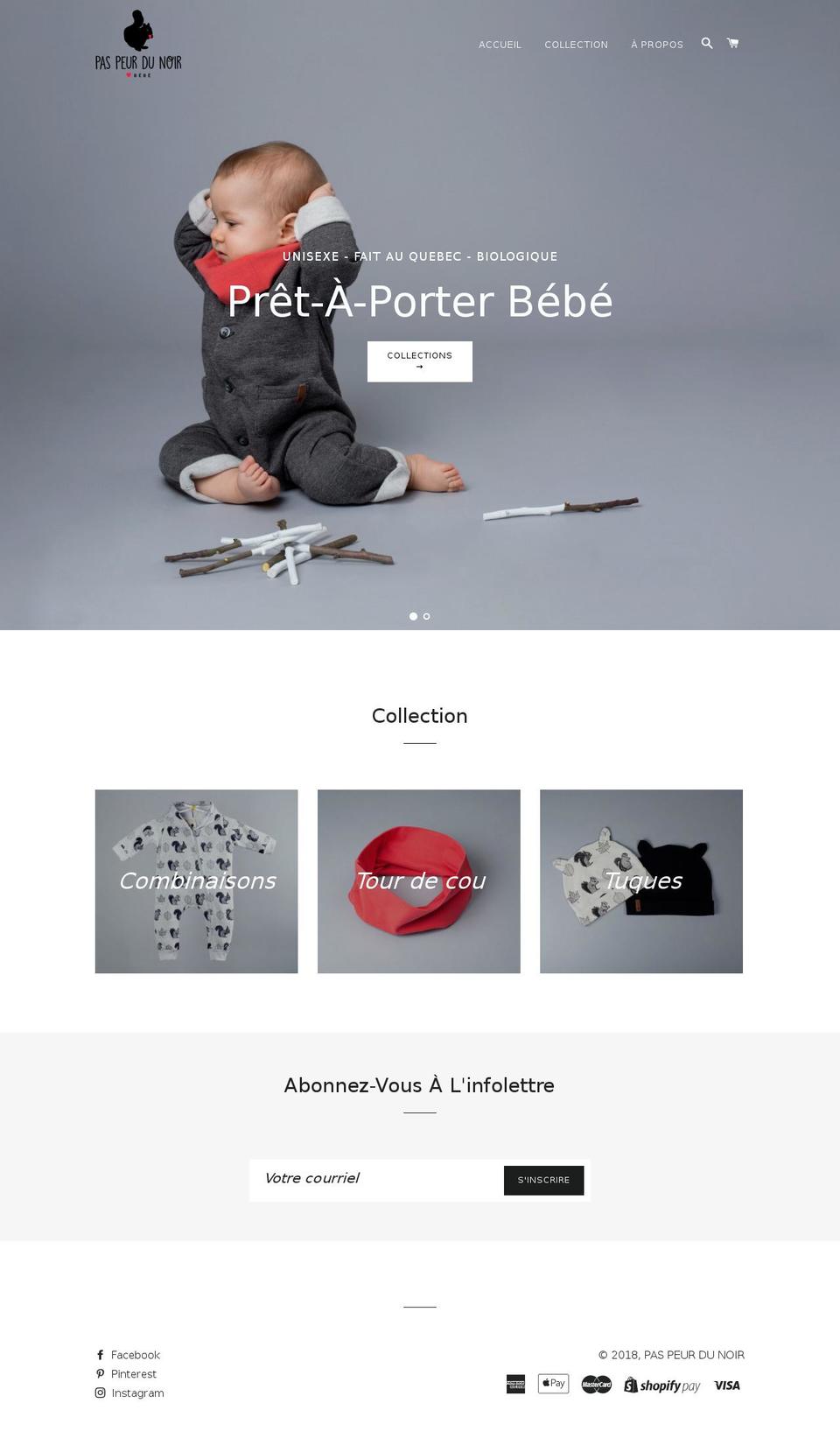 paspeurdunoir.com — Shopify storefront screenshot