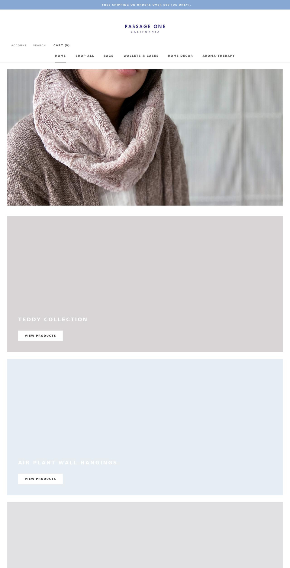 passageone.com shopify website screenshot