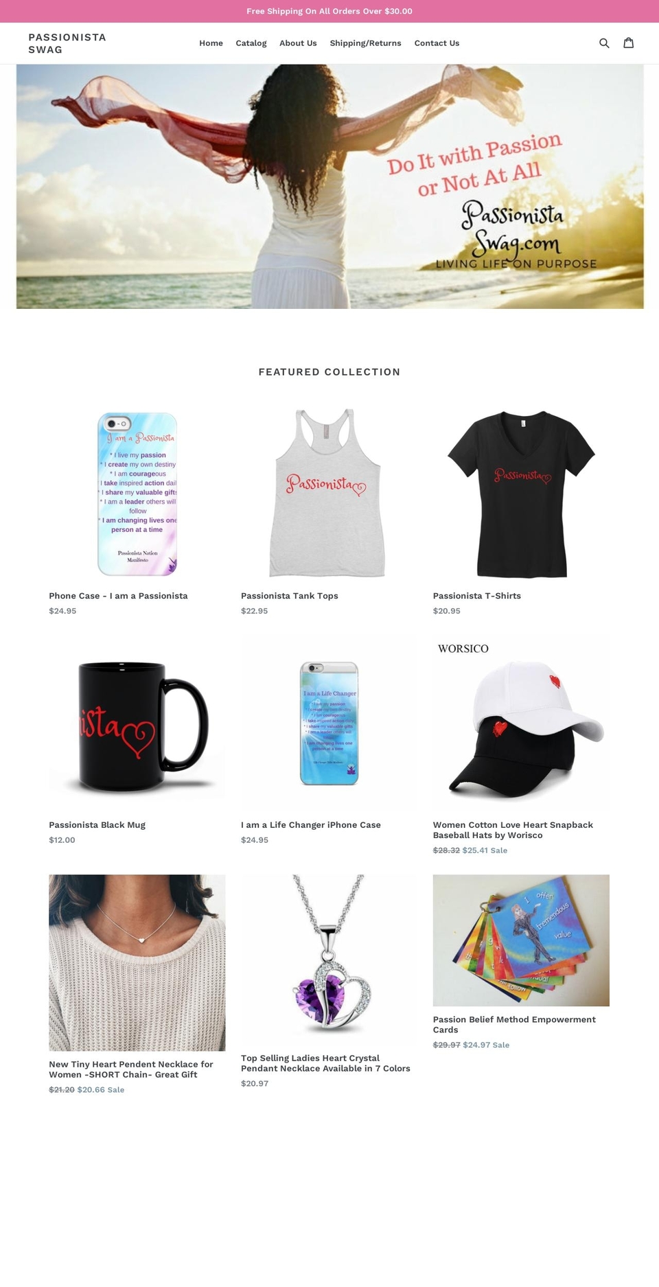 passionistaswag.com — Shopify storefront screenshot