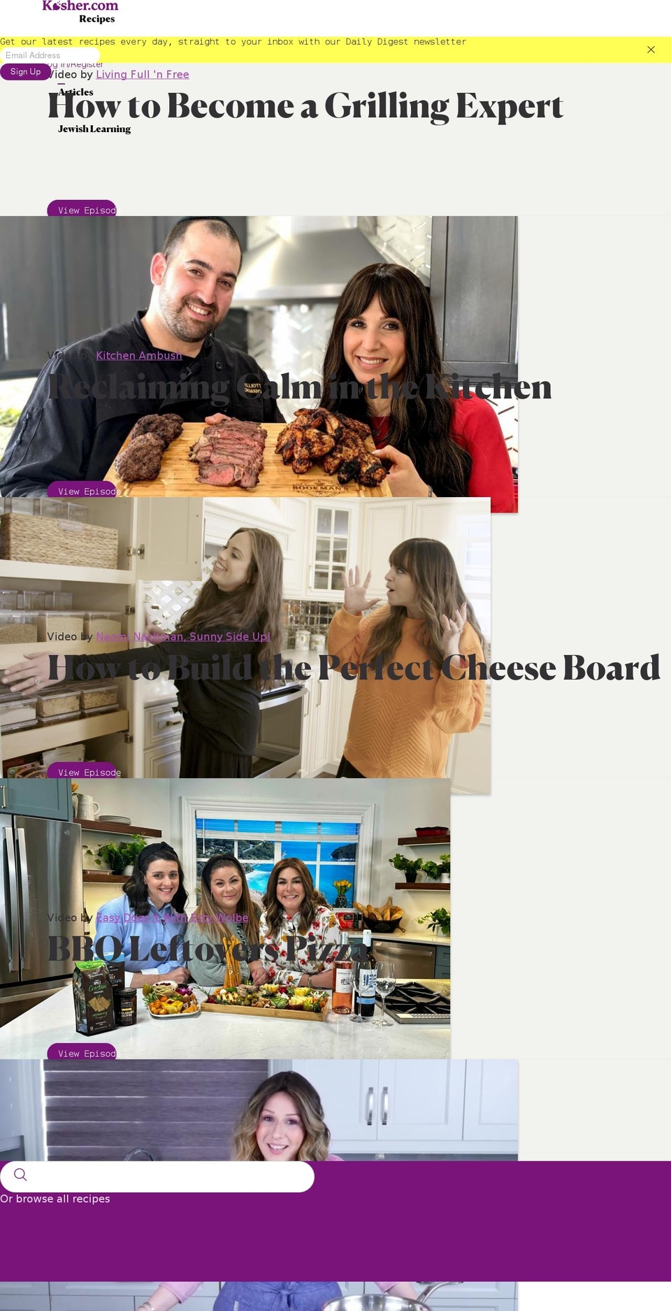 passover.com shopify website screenshot