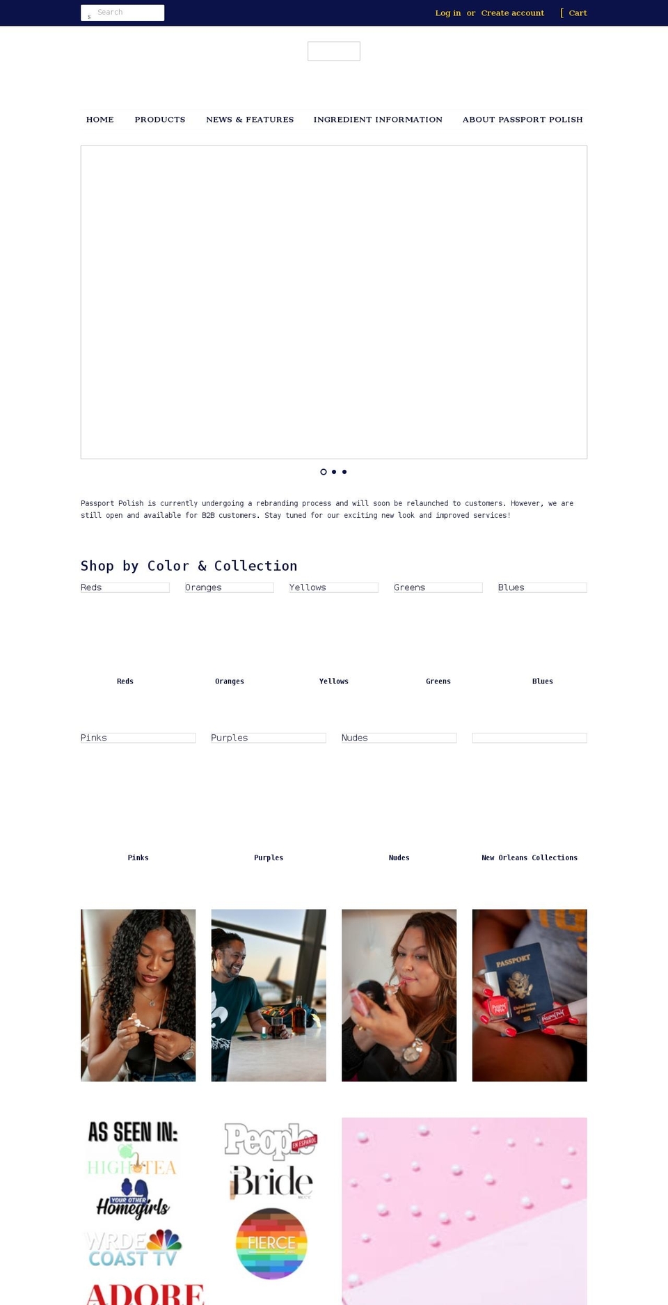 passportpolish.com shopify website screenshot