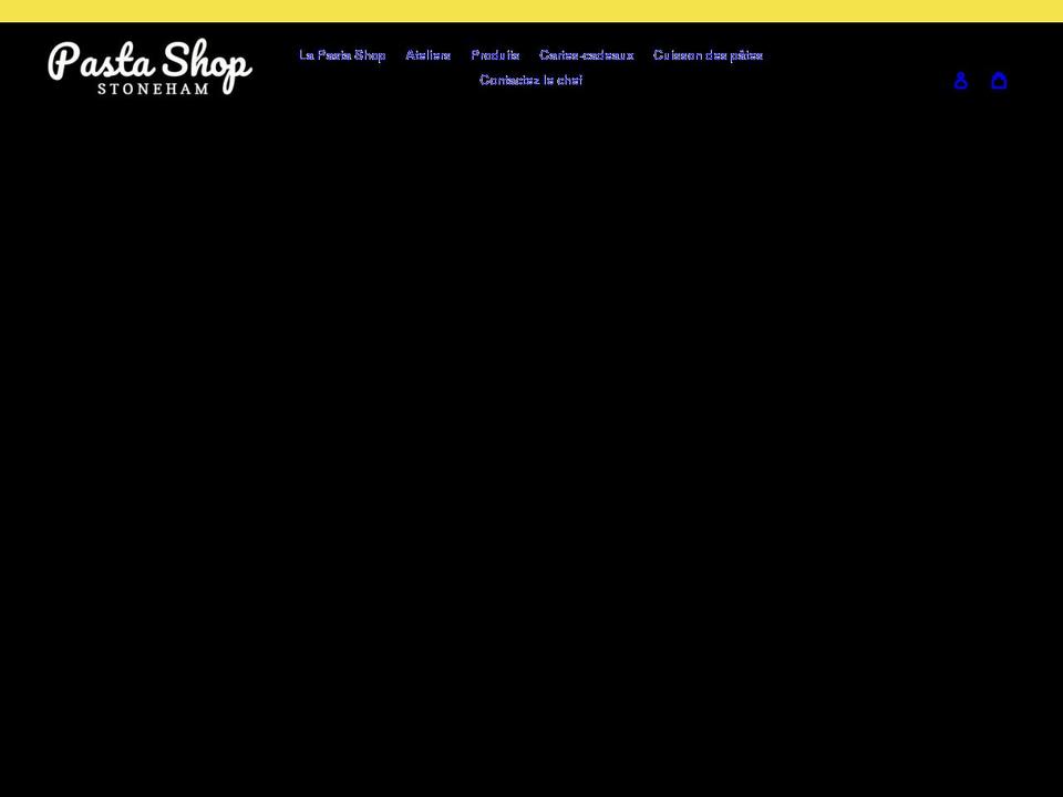 pastashop.ca shopify website screenshot