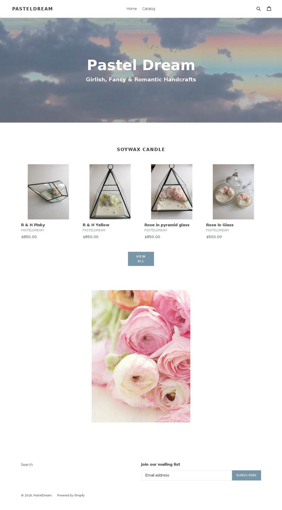 pastel-dream.com — Shopify store on .com