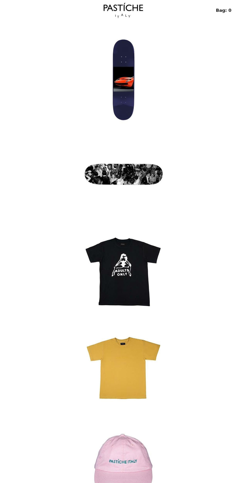 pasticheitaly.com — Shopify storefront screenshot