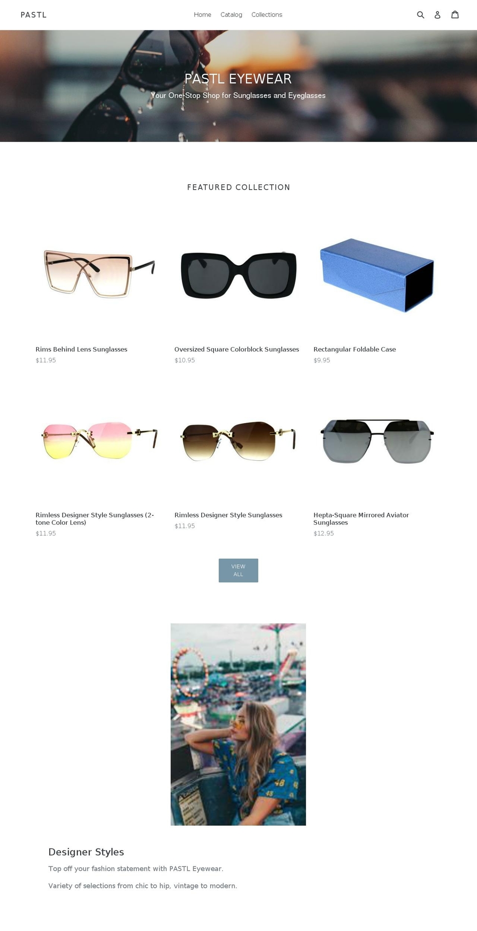 pastlstyle.com — Shopify storefront screenshot
