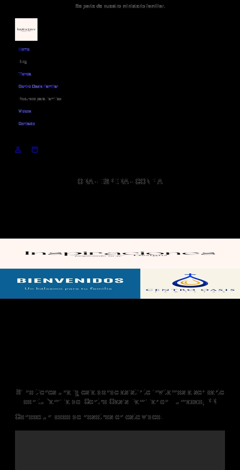 pastorjoserene.com shopify website screenshot