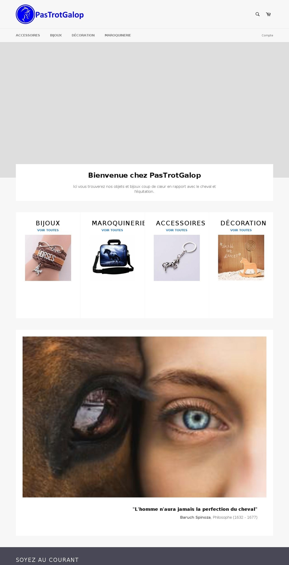 pastrotgalop.com — Shopify storefront screenshot