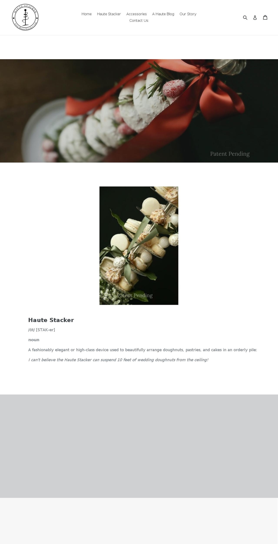 pastrystacker.com — Shopify storefront screenshot