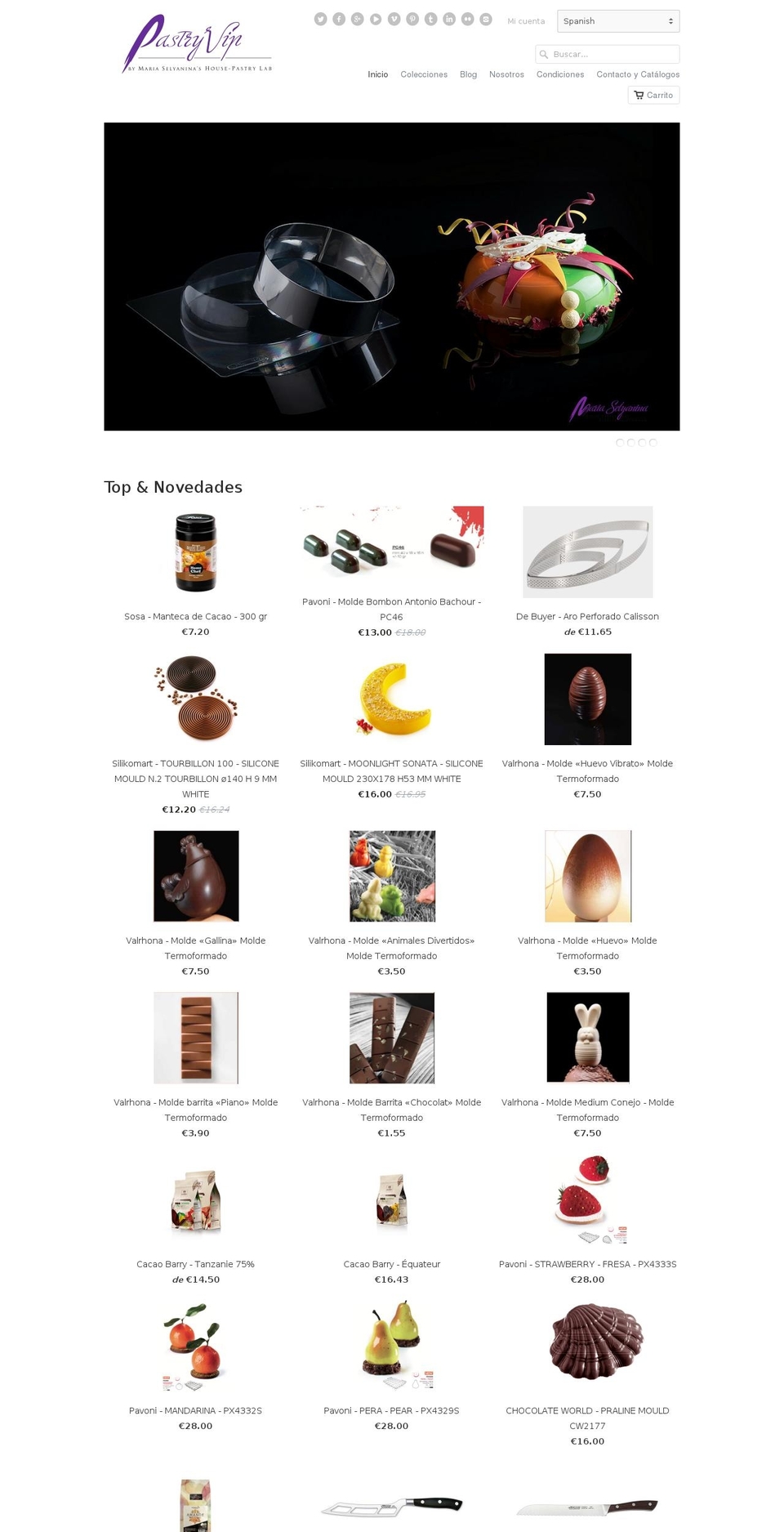 pastryvip.com shopify website screenshot