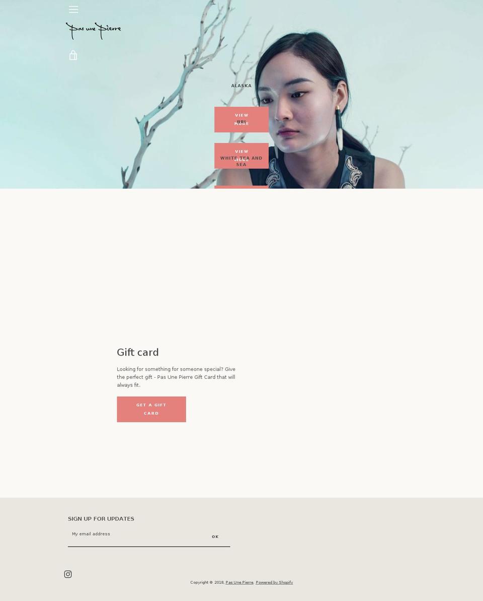 pasunepierre.com shopify website screenshot