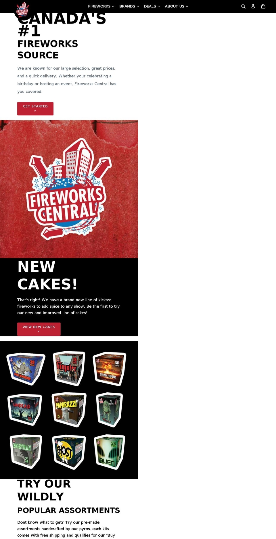 Copy of Fireworks Central - Theme (June 2018) Shopify theme site example patakacentral.com