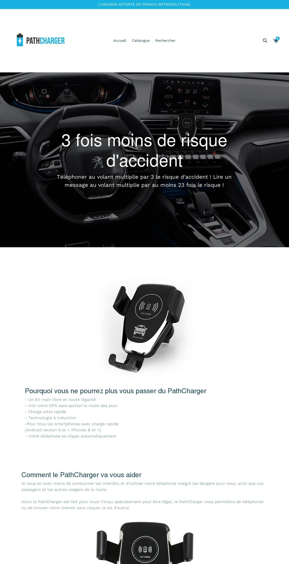 patchcharger1.com shopify website screenshot
