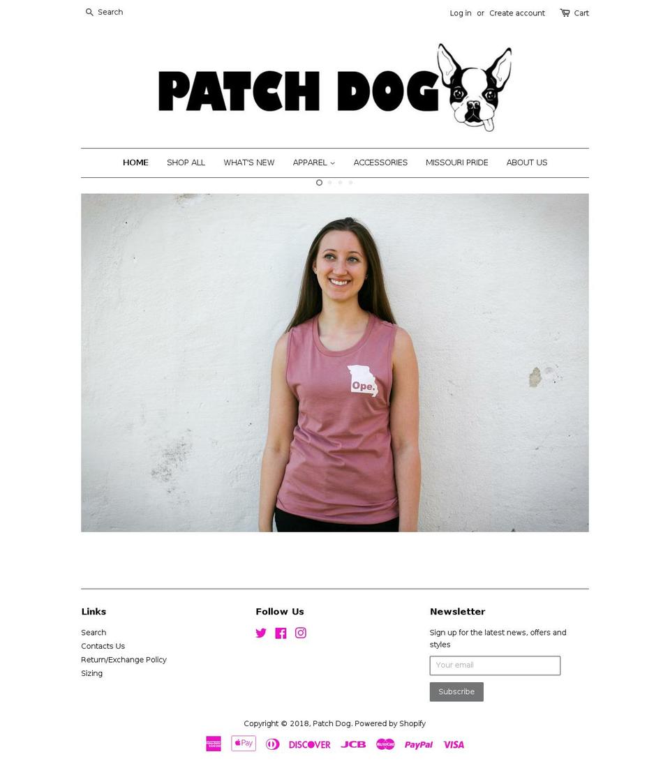 patchdogsgf.com — Shopify storefront screenshot