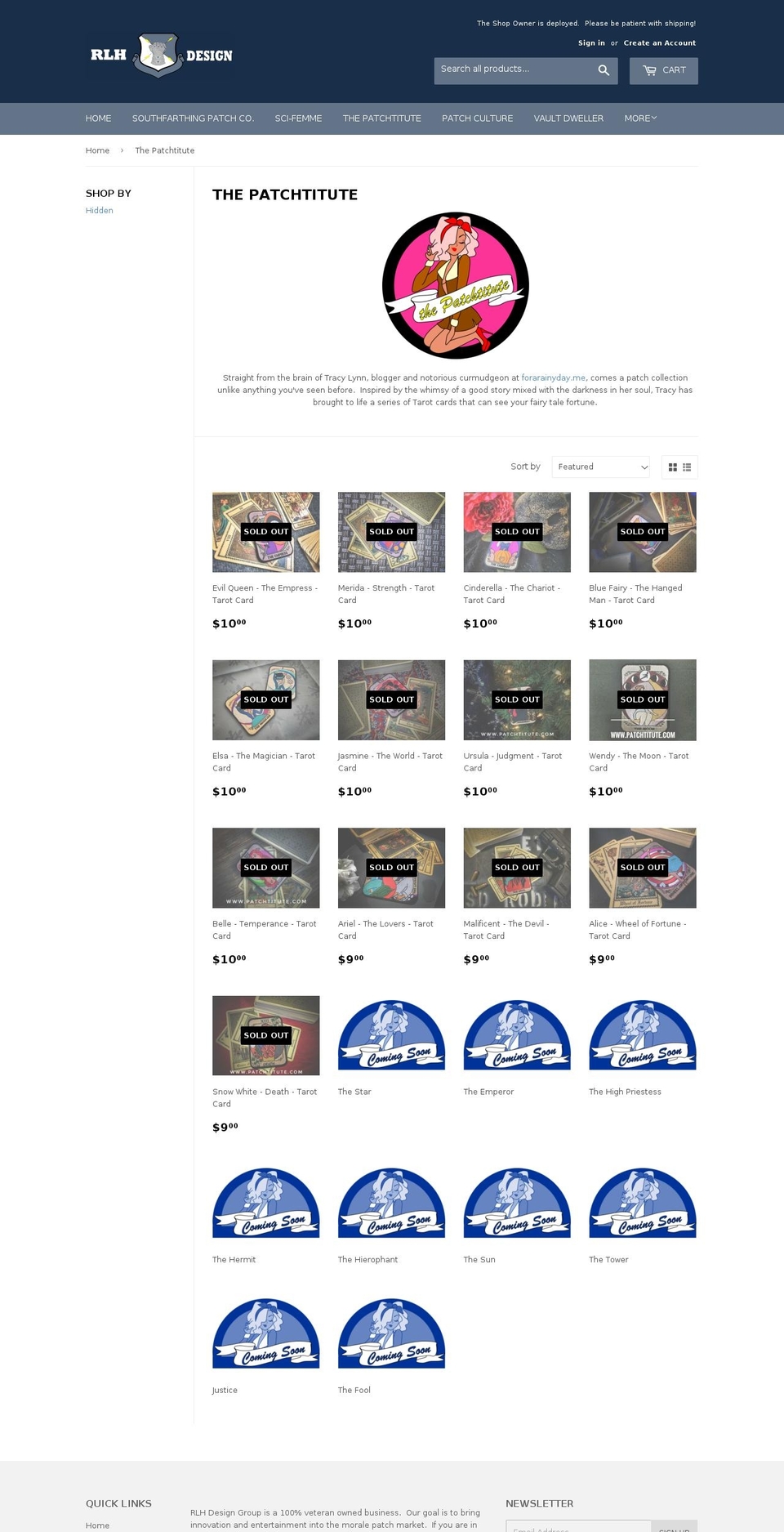 patchtitute.com — Shopify storefront screenshot