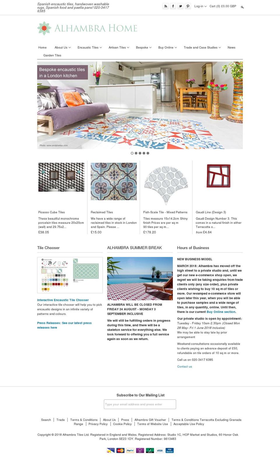 patchworktiles.com shopify website screenshot