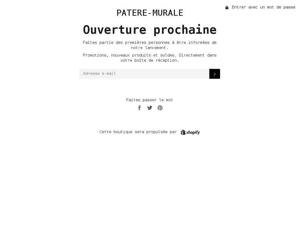 pateres-murales.com shopify website screenshot