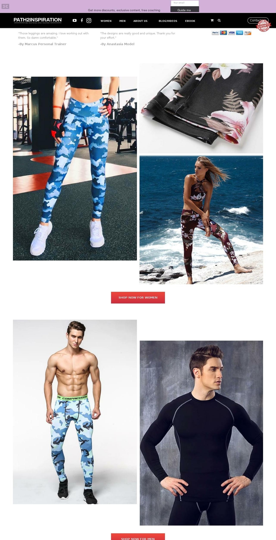 path2inspiration.com — Shopify storefront screenshot