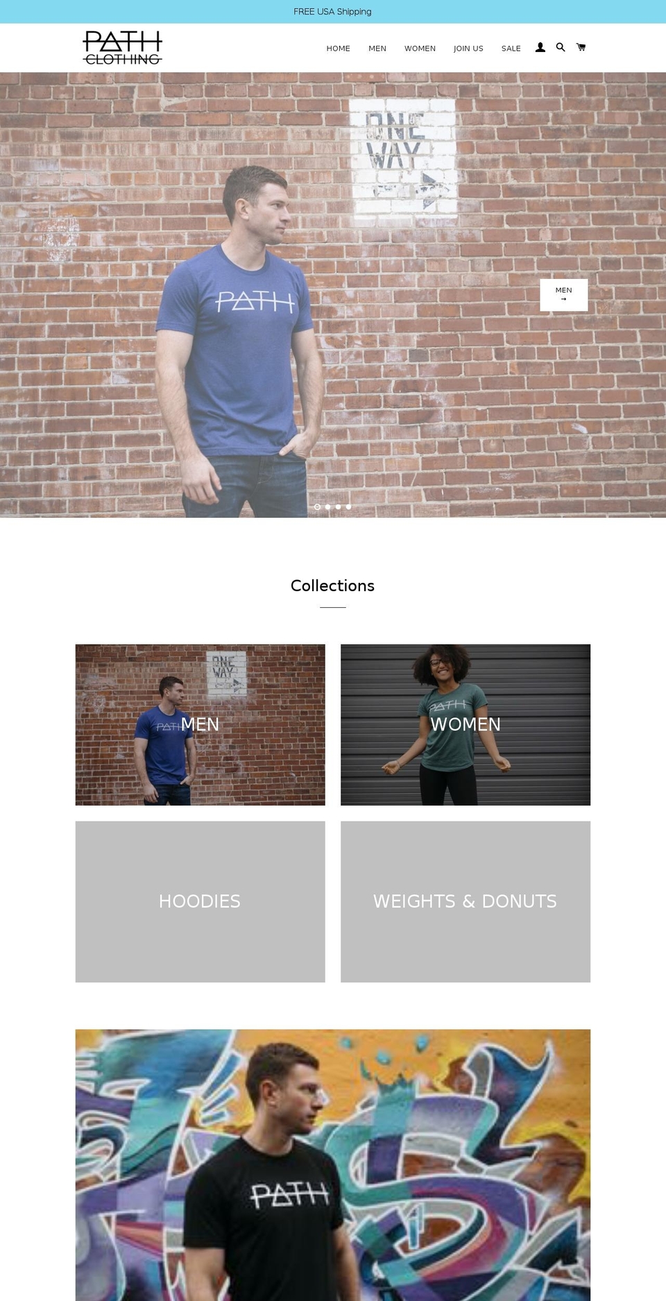 pathclothing.com — Shopify storefront screenshot