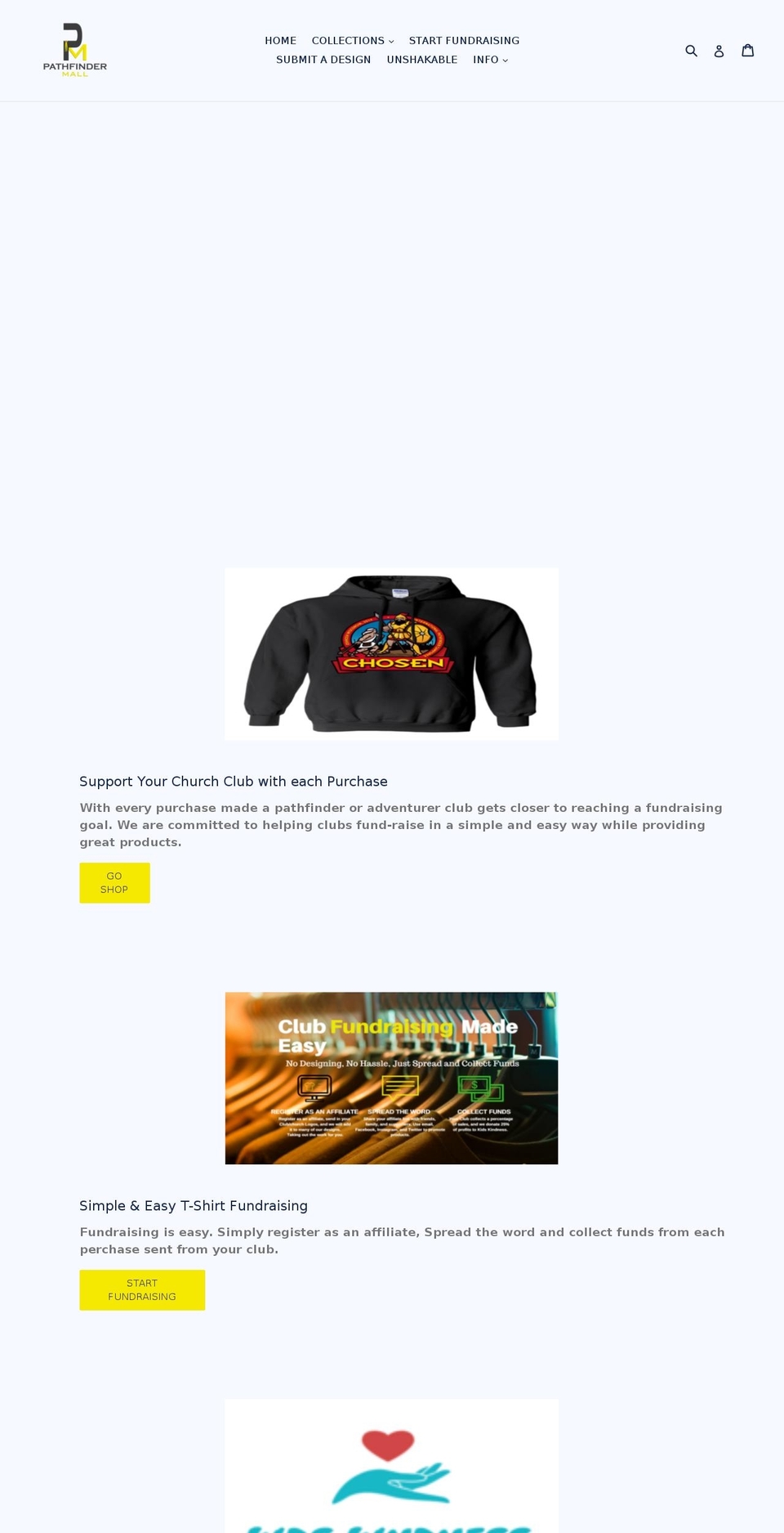 pathfindermall.com — Shopify storefront screenshot