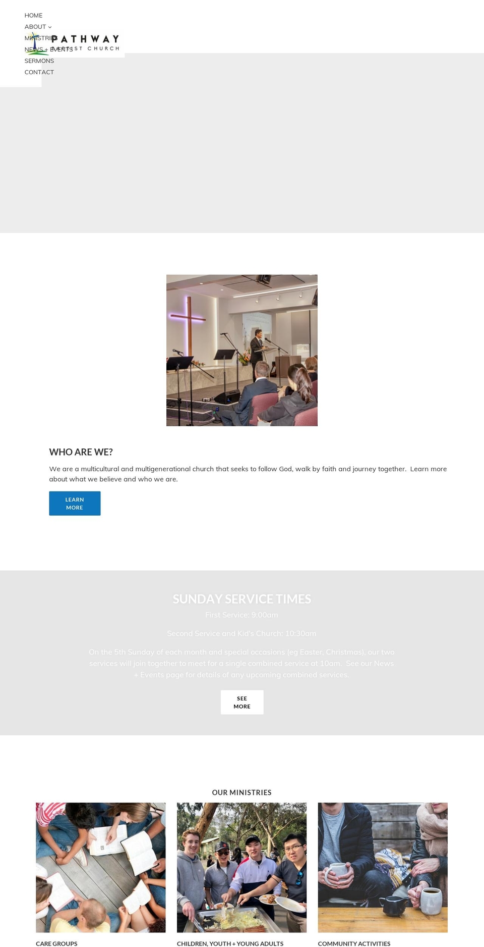 pathwaybaptist.org.au shopify website screenshot
