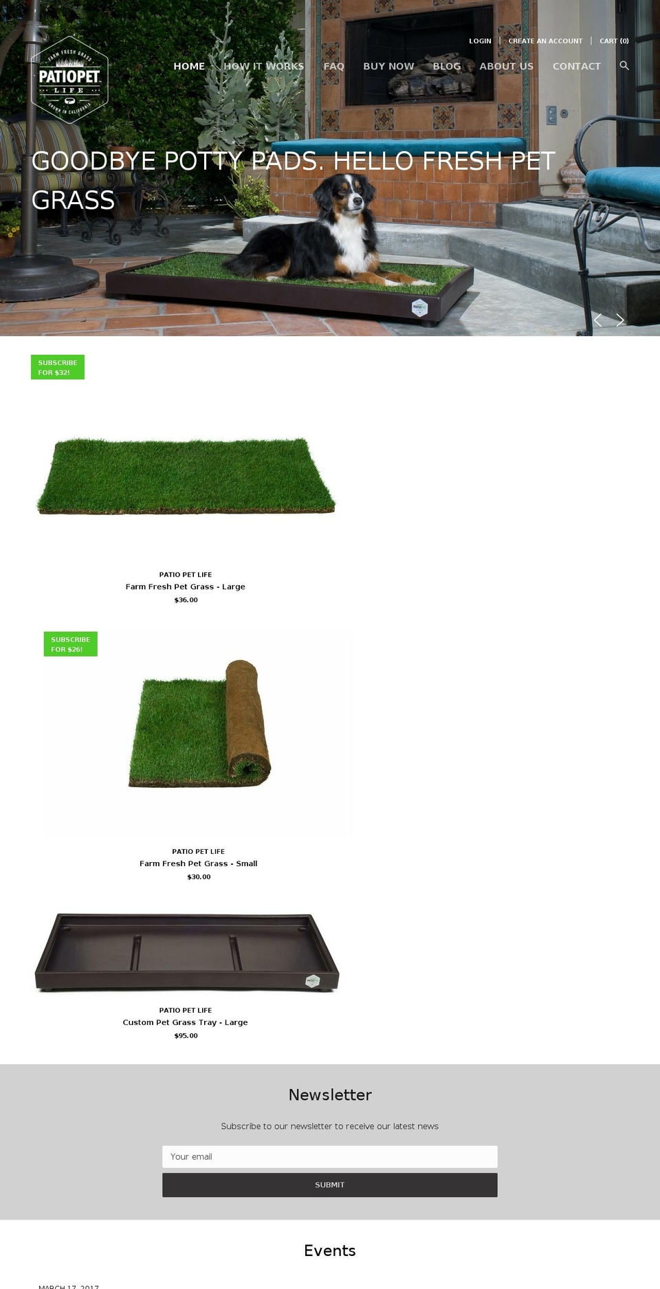 patiopetlife.com shopify website screenshot