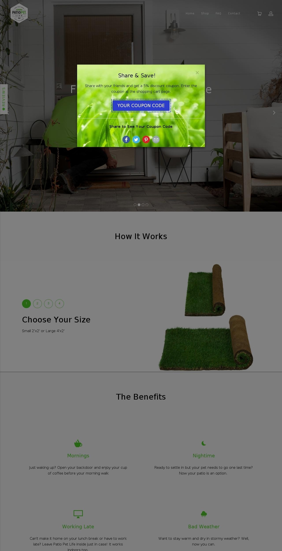 Backup of Launch for BOLD-22Mar2018 Shopify theme site example patiospetlife.com