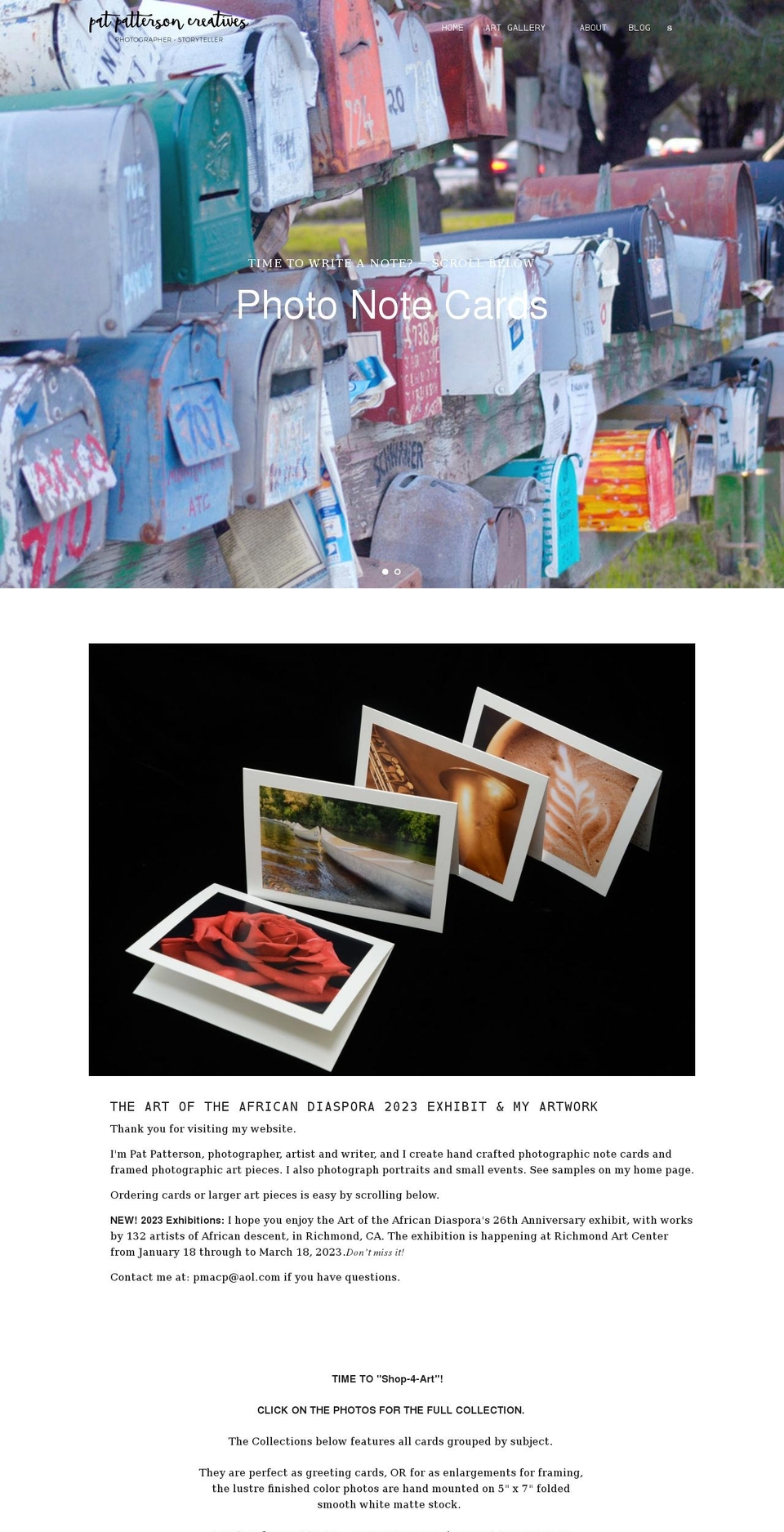 patpatcreates.com shopify website screenshot