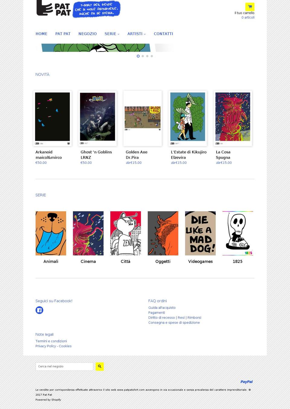 patpatshirt.com shopify website screenshot