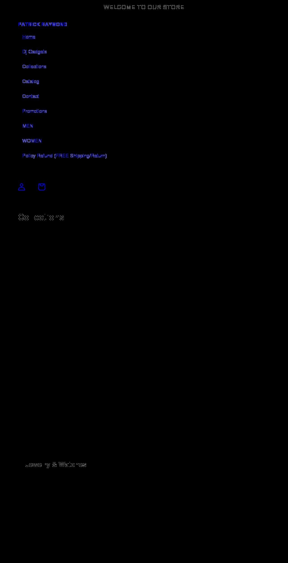 patrickraymond.ca shopify website screenshot