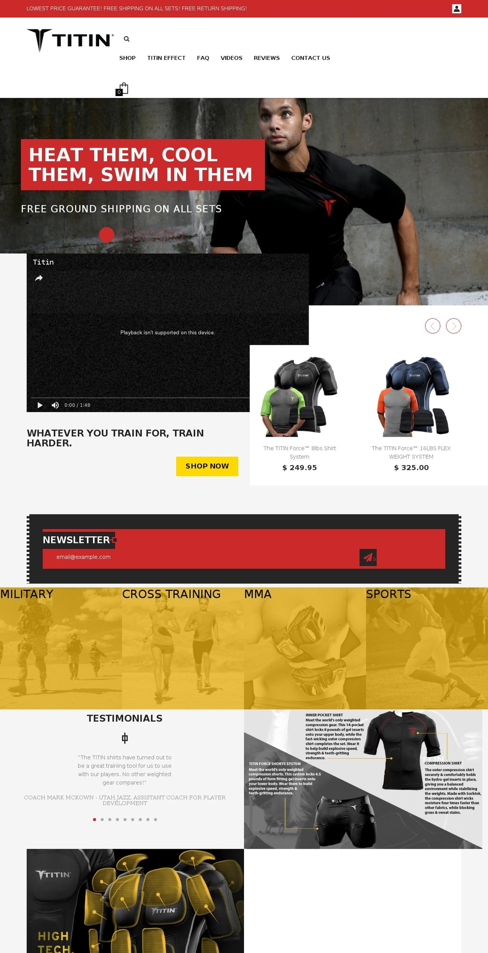 TITIN Shopify theme site example patrickwhaley.com