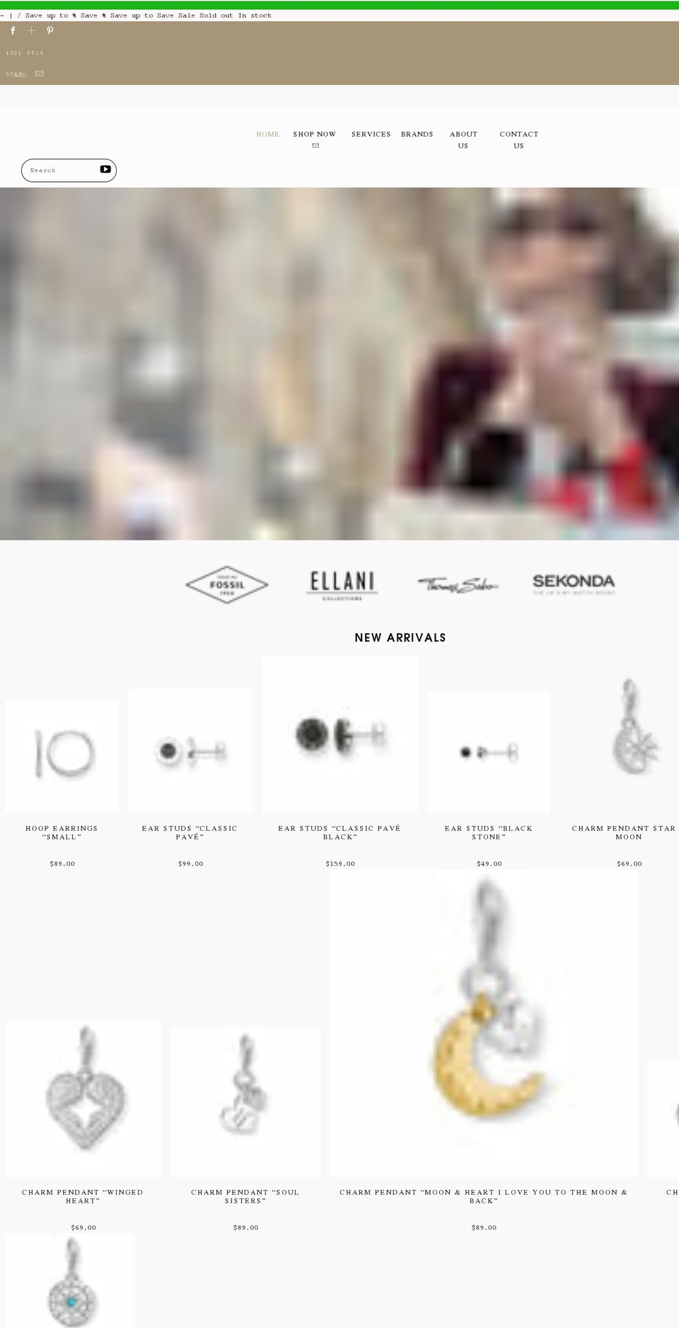 patricojewellers.com shopify website screenshot