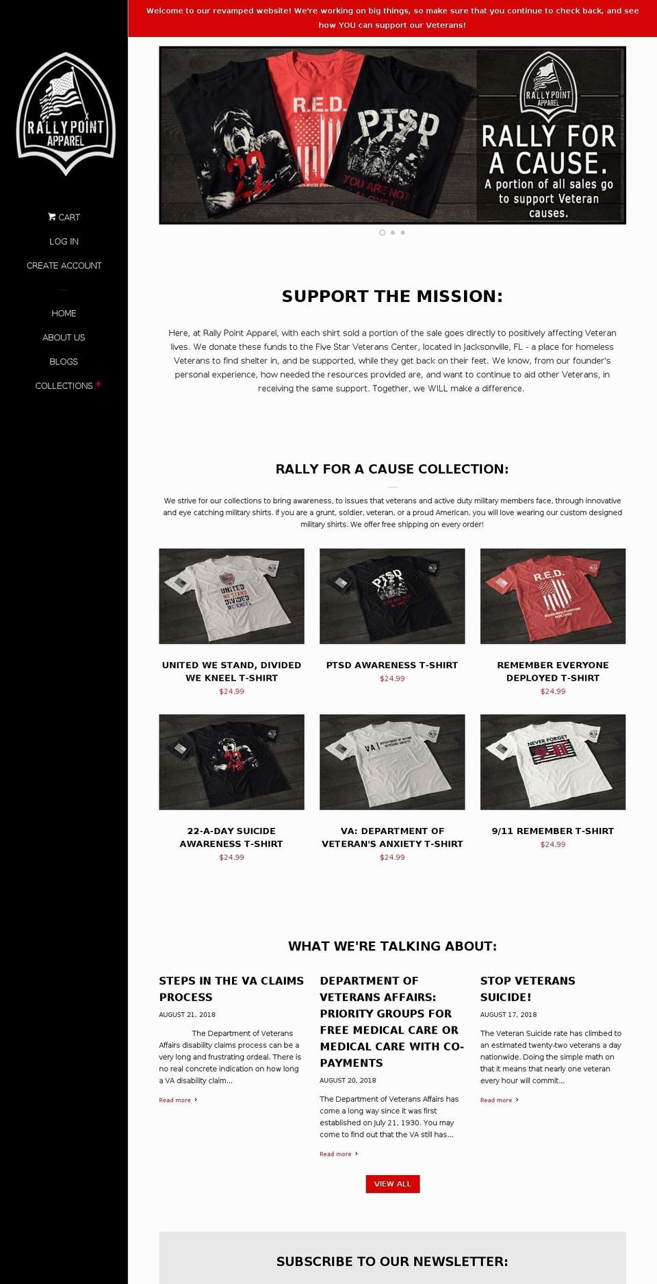 patriot-apparel.com — Shopify storefront screenshot