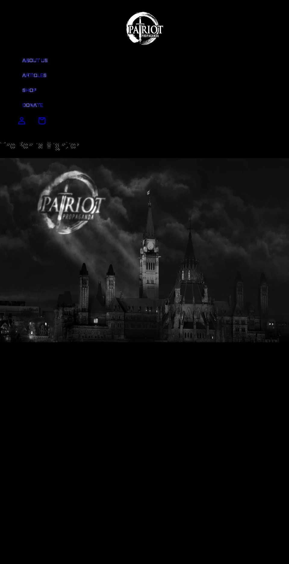 patriotpropaganda.com shopify website screenshot