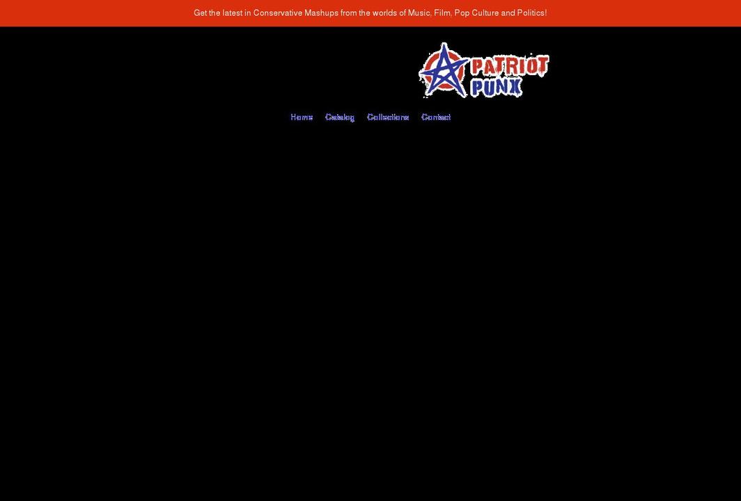 patriotpunx.com shopify website screenshot