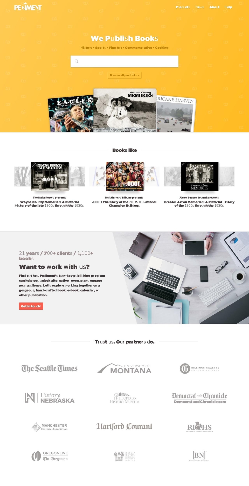 Pediment (Production) Shopify theme site example patsummittbook.com