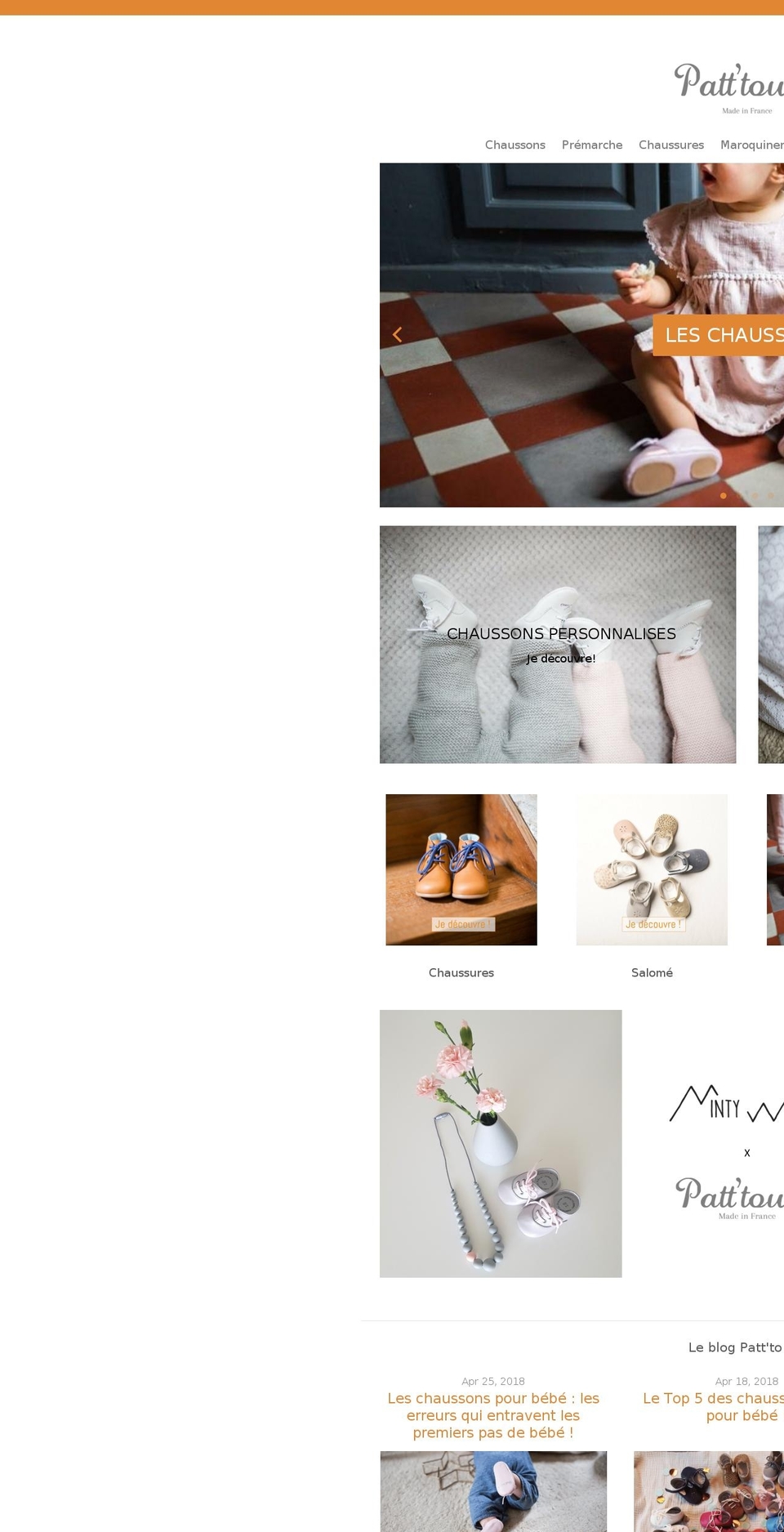 patttouch.com shopify website screenshot