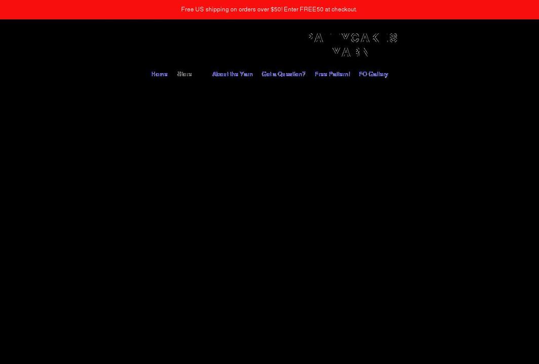pattycakesyarn.com shopify website screenshot