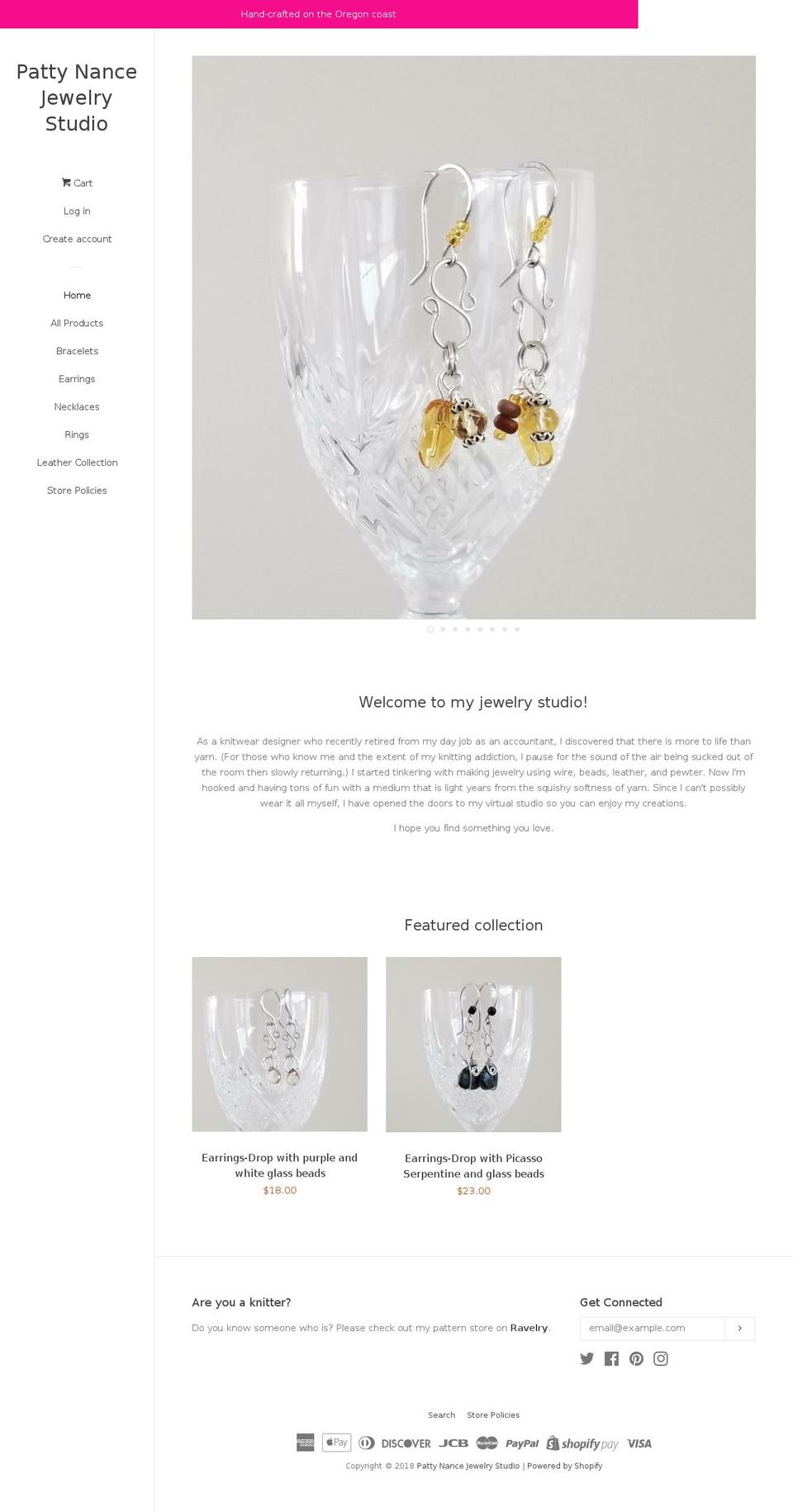 pattynance.com — Shopify storefront screenshot