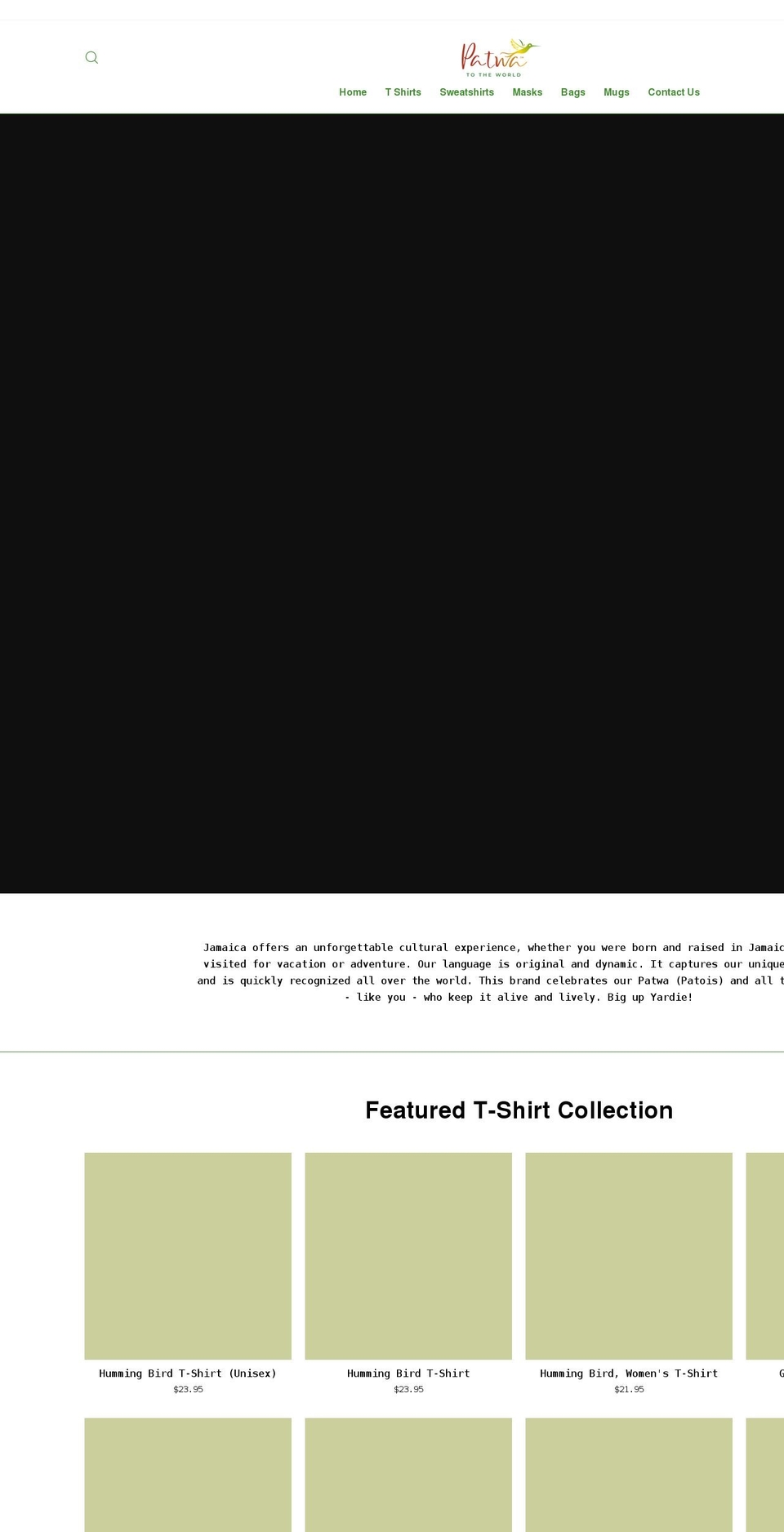 patwaworld.com shopify website screenshot
