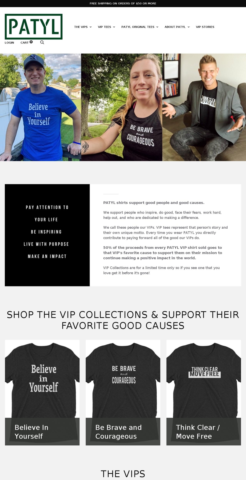 patyl.com shopify website screenshot