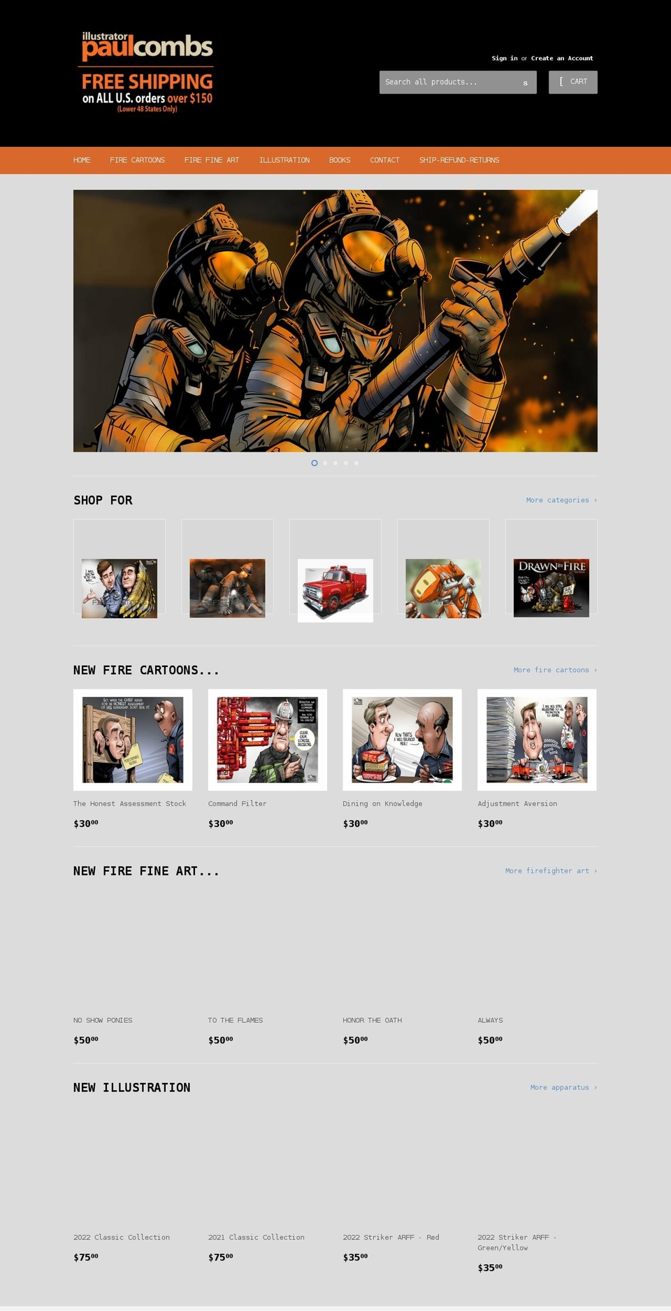 paul-combs-studio-7.myshopify.com shopify website screenshot