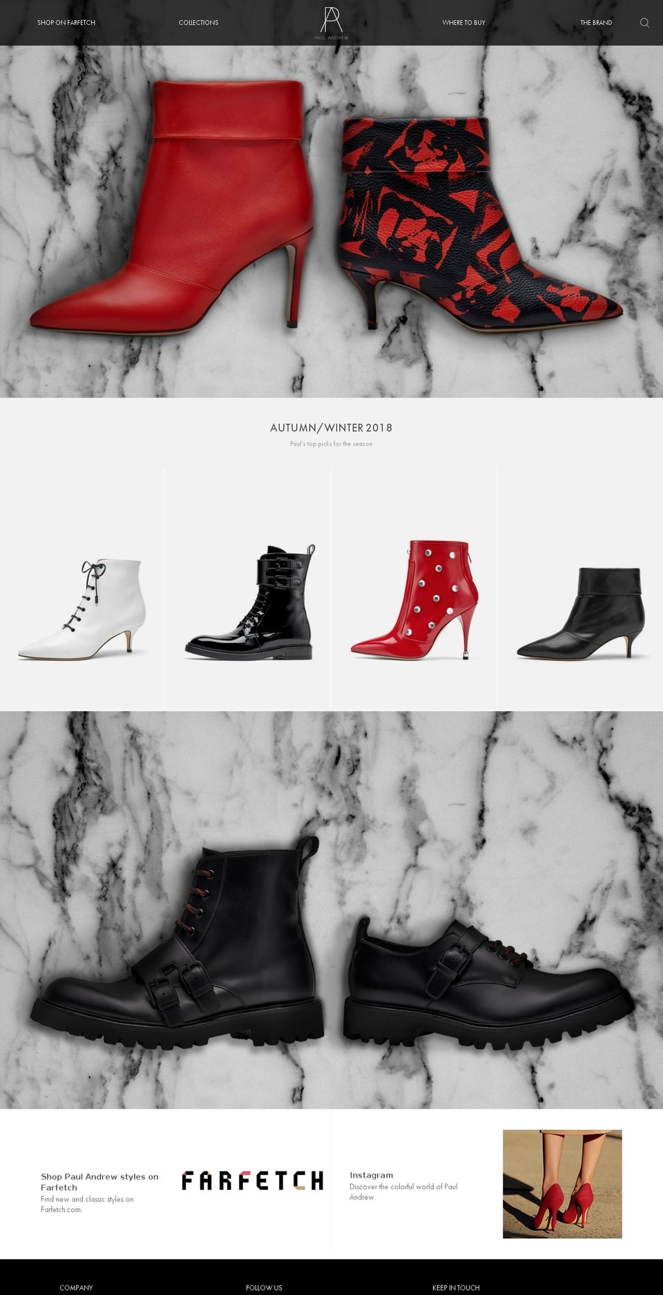 PA FW18 Shopify theme site example paulandrewstudio.com