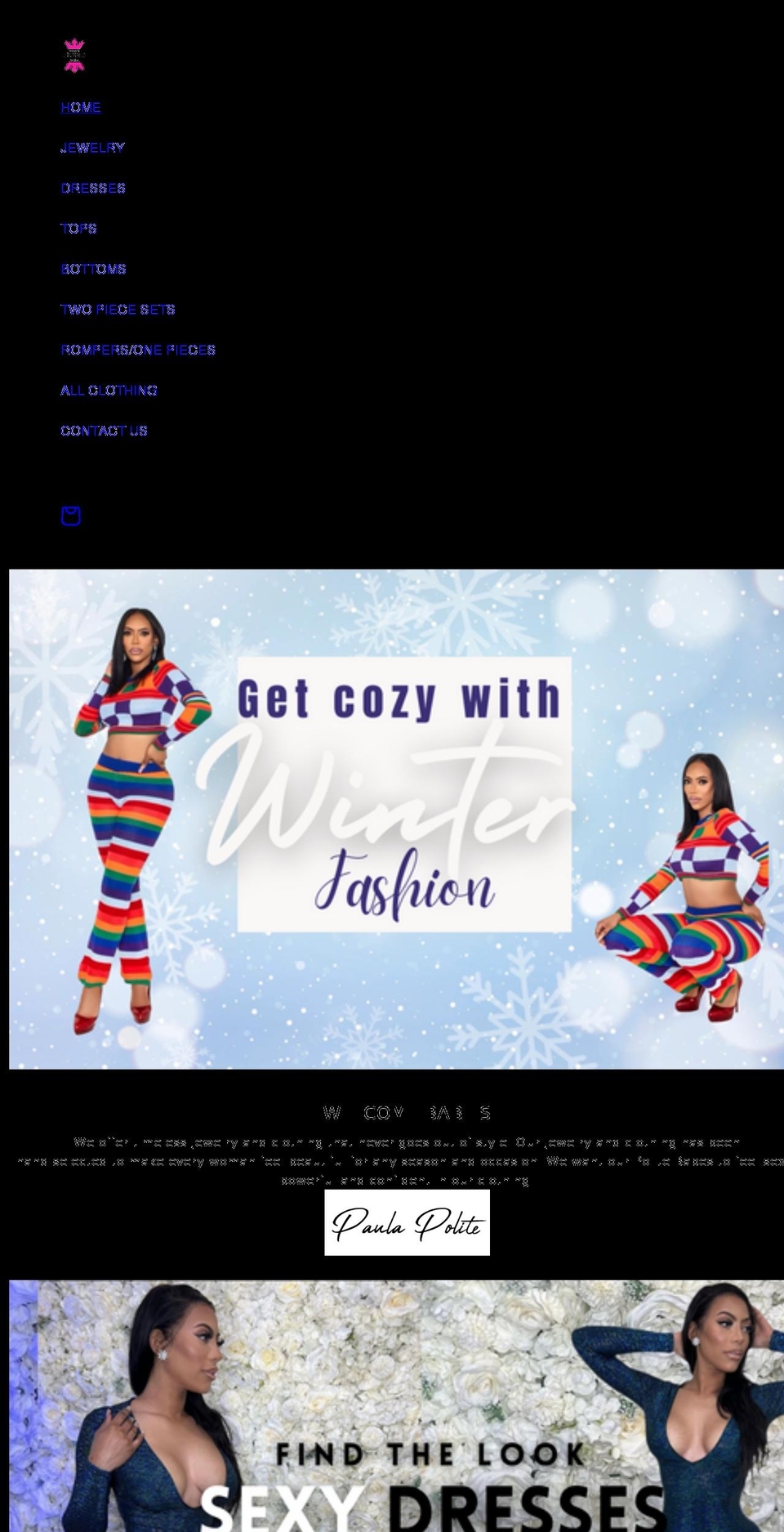 paulapolite.com shopify website screenshot