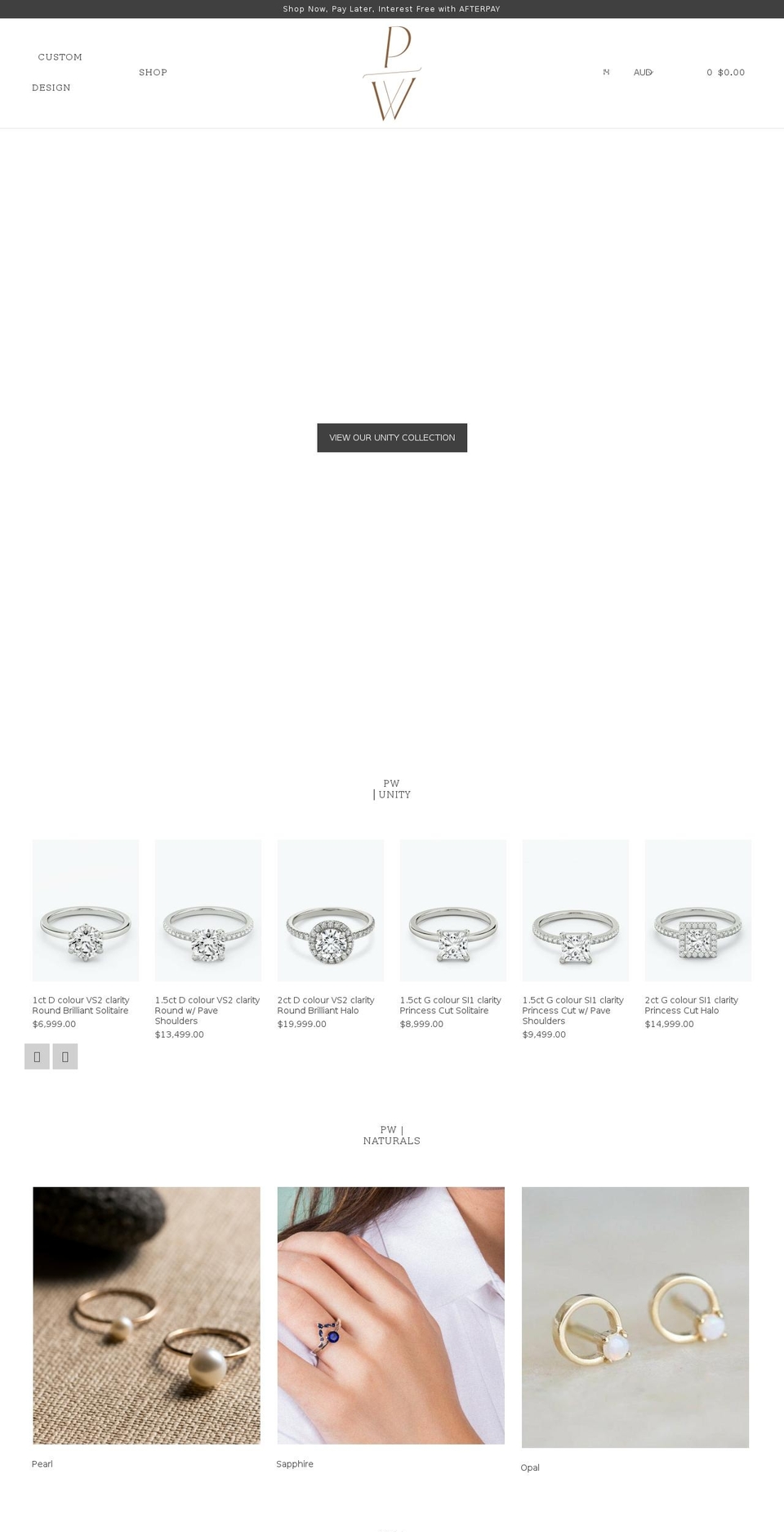 paulawalden.com shopify website screenshot