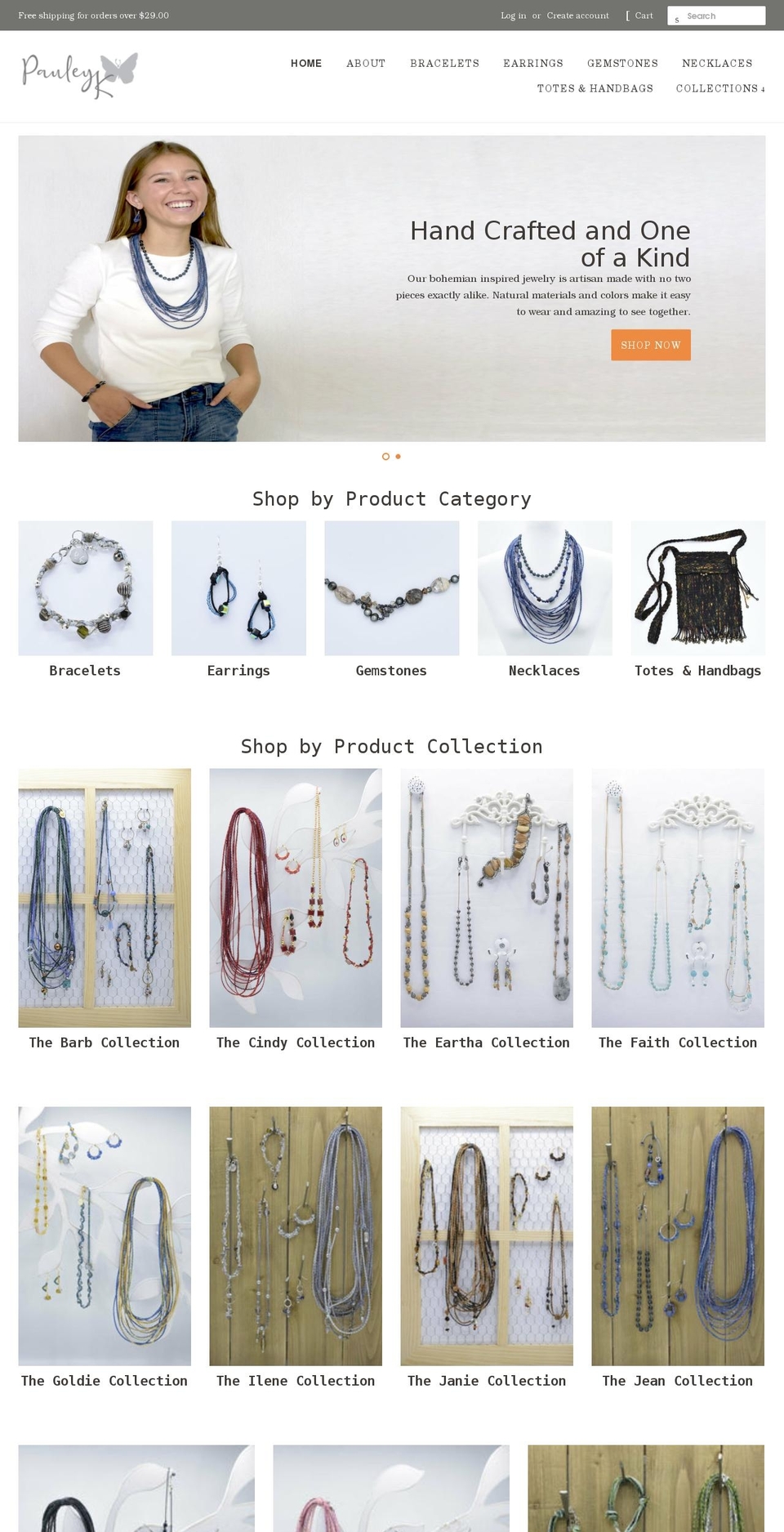 pauleyk.com shopify website screenshot