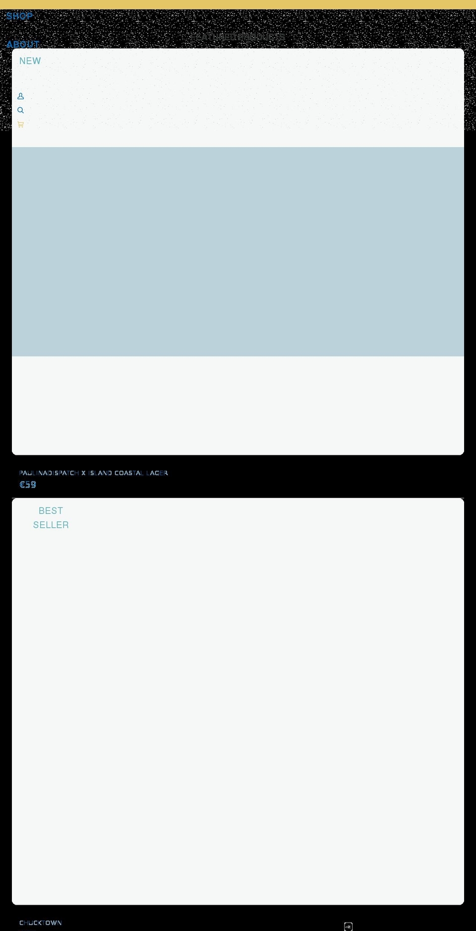 paulinadispatch.com shopify website screenshot