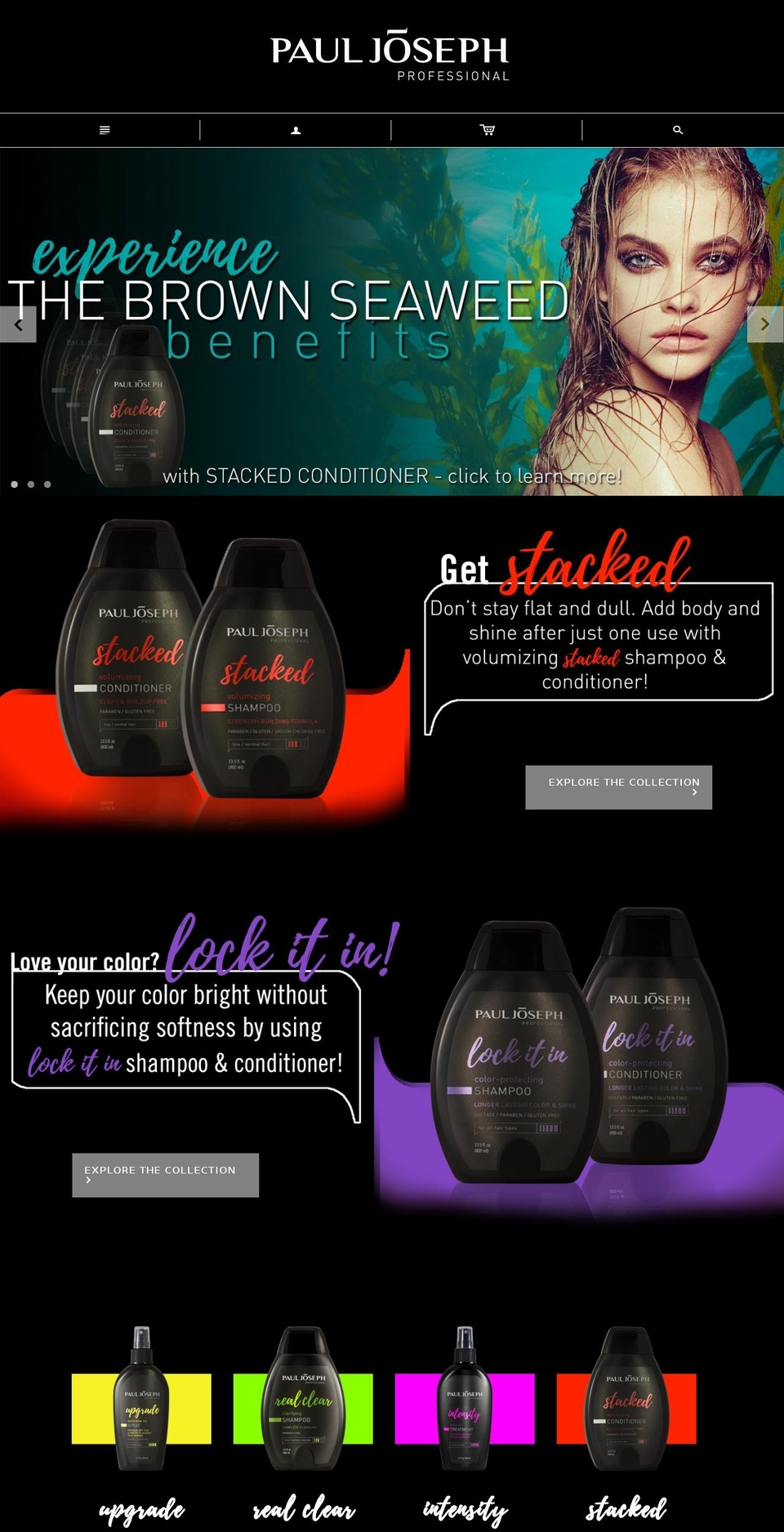 pauljosephpro.com shopify website screenshot