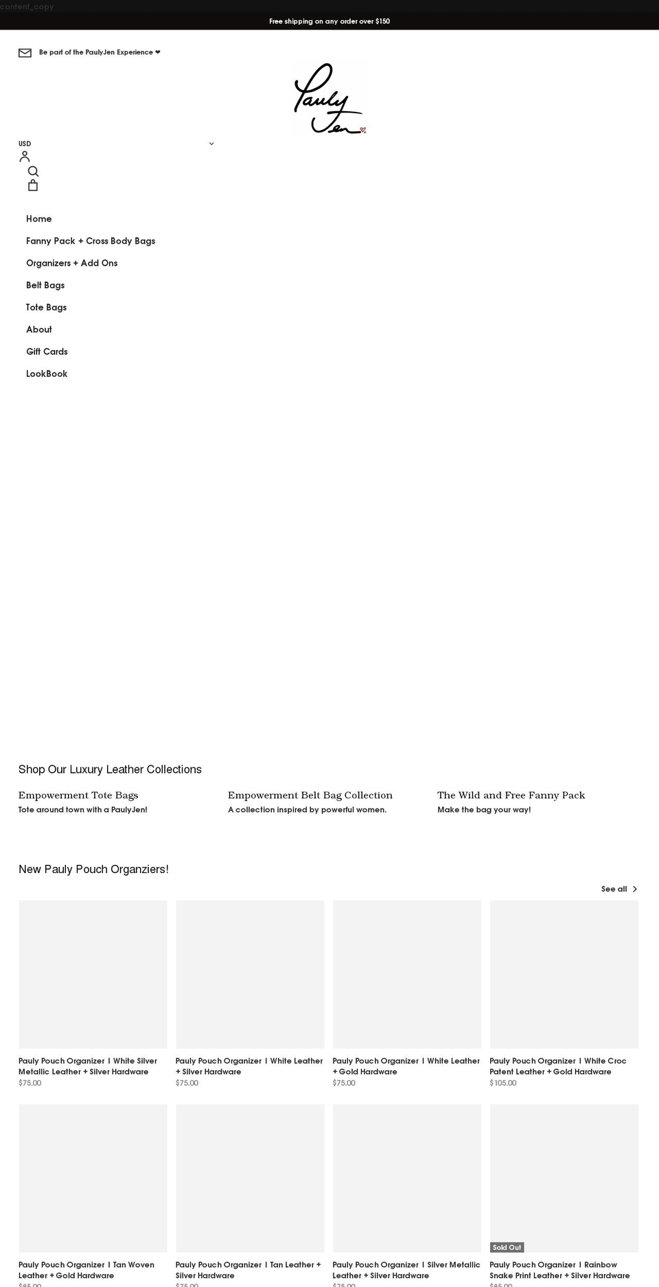 paulyjen.com shopify website screenshot