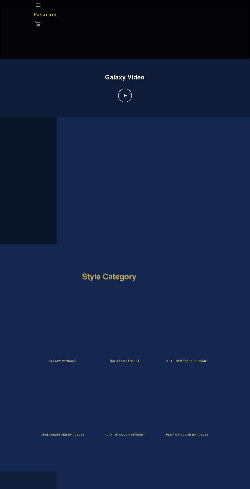 pavaruni.com shopify website screenshot
